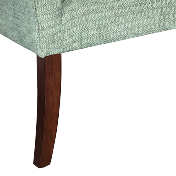 JLA Home Welburn Nailhead Trim Upholstered Bench Formal Entryway or Bedroom Accent Seat Dusty Aqua MP105-1308