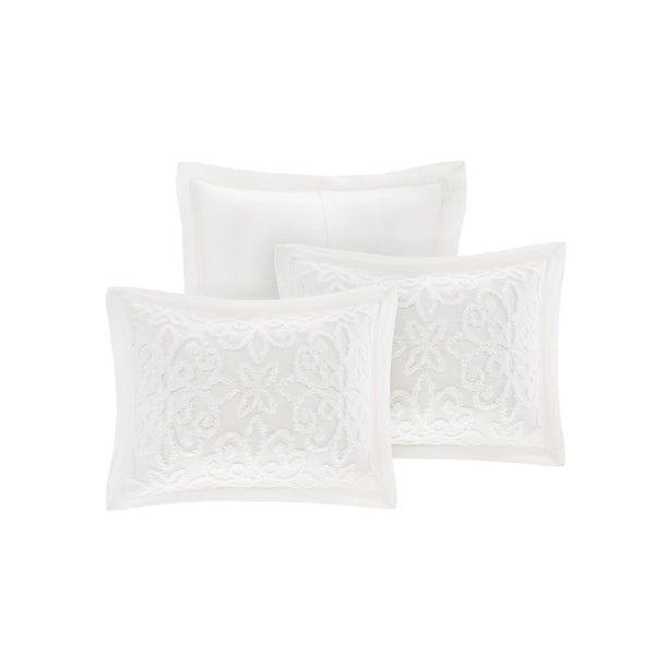 JLA Home Sabrina Cotton Chenille Daybed Set with Tufted Medallion Design for Guest Rooms MP13-5322