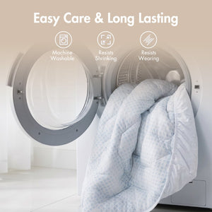 JLA Home 3-Zone Cooling Mattress Pad with Honeycomb Quilting for Spinal Support and Heat Relief 84 W x 72 L MP16-7236