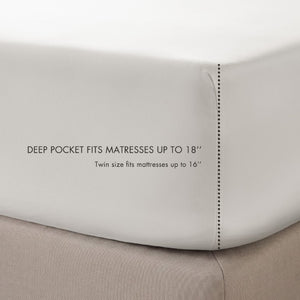 JLA Home Tencel Lyocell Cotton Blend Sheet Set 300 Thread Count Breathable Bedroom Upgrade MP20-8989