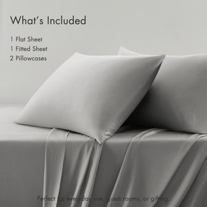 JLA Home Tencel Lyocell Cotton Blend Sheet Set 300 Thread Count Breathable Moisture Wicking Soft MP20-9000