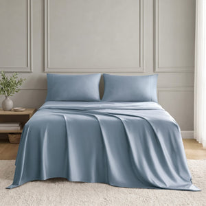 JLA Home Tencel Lyocell Cotton Blend 300 Thread Count OEKO-TEX Soft Breathable Bedroom Sheet Set MP20-9003