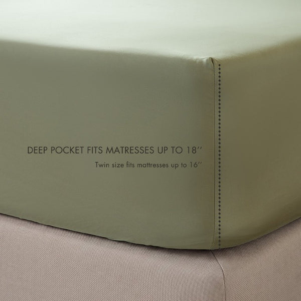 JLA Home Tencel Lyocell Cotton Sheet Set 300 Thread Count Breathable OEKO-TEX Certified MP20-9011