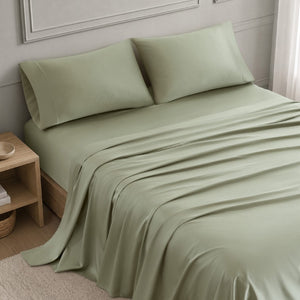 JLA Home Tencel Lyocell Cotton Sheet Set 300 Thread Count Breathable OEKO-TEX Certified MP20-9011