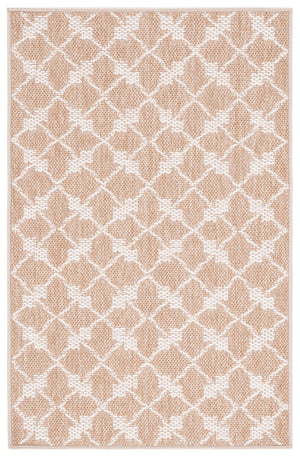 Safavieh Maple Modern 3' X 5' Area Rug - Stylish, Durable, Washable, Oeko-tex Certified, Perfect For Any Space Beige ,Ivory Polypropylene Mpe101b-3