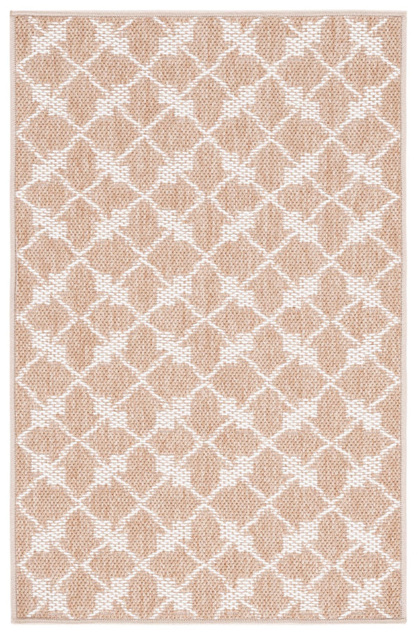 Safavieh Maple Modern 3' X 5' Area Rug - Stylish, Durable, Washable, Oeko-tex Certified, Perfect For Any Space Beige ,Ivory Polypropylene Mpe101b-3