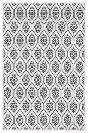 Safavieh Maple Modern Area Rug - Elegant Black And Ivory Design, Durable, Washable, Slip-resistant Comfort Black ,Ivory Polypropylene Mpe105z-34