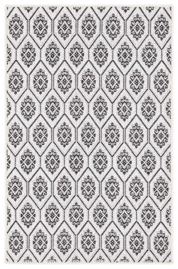 Safavieh Maple Modern Area Rug - Elegant Black And Ivory Design, Durable, Washable, Slip-resistant Comfort Black ,Ivory Polypropylene Mpe105z-34