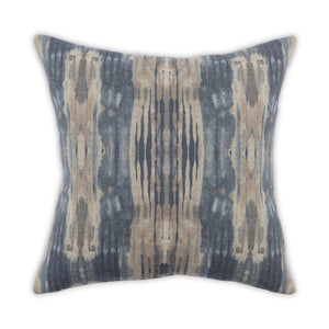 Moss Home Aftershock Luxurious Zippered Pillow For Ultimate Comfort - Knife Edge Design, Made To Order! Denim 85% Polyester 15% Linen Mpil-aftden-2222