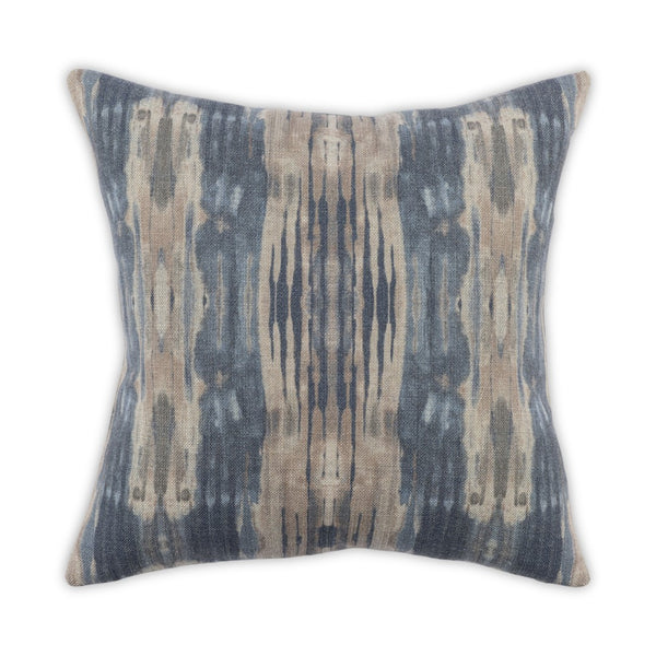 Moss Home Aftershock Luxurious Zippered Pillow For Ultimate Comfort - Knife Edge Design, Made To Order! Denim 85% Polyester 15% Linen Mpil-aftden-2222