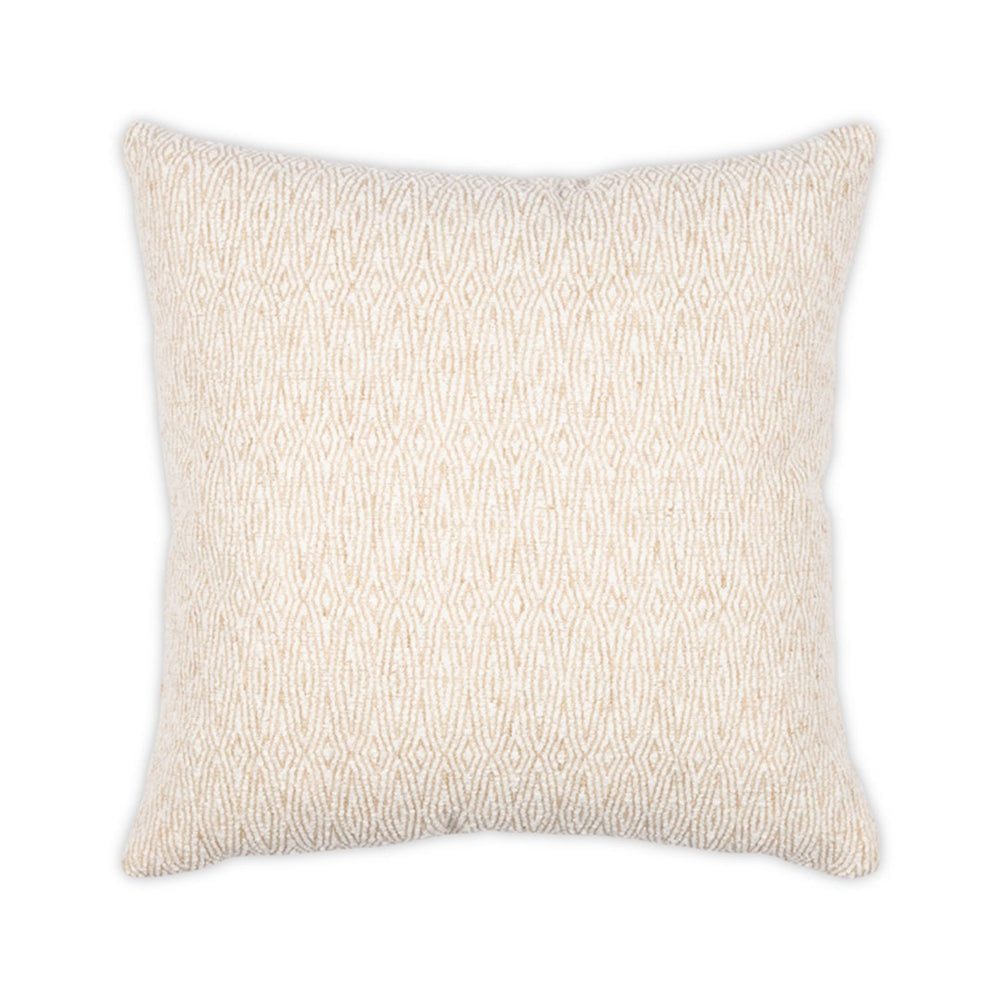 Moss Home Aspen Natural Pillow - Luxurious 100% Polyester With Zipper Closure, Knife Edge Finish, Custom Made! Natural 100% Polyester Mpil-aspnat-2222