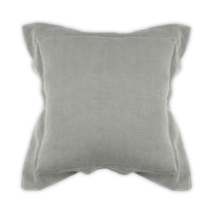 Moss Home Blake - Luxurious Stonewashed Linen Pillow With Zipper Closure For Elegant Home Decor Accents Ash 100% Linen Mpil-bla-stoash-2222