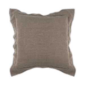 Moss Home Blake - Luxurious Stonewashed Linen Pillow With Zipper Closure For Elegant Home Decor Accents Walnut 100% Linen Mpil-bla-stowal-2222