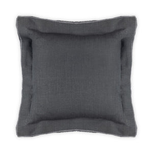Moss Home Blake - Voyage Pillow With Luxurious 100% Linen Fabric And Stylish Open Flange, Made To Order Gunmetal 100% Linen Mpil-bla-voygun-2222