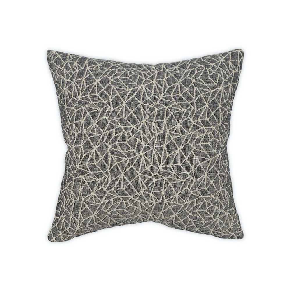 Moss Home Constellation Black Pillow – Luxurious Zipper Closure, Stylish Knife Edge Design, Made To Order Comfort Black 43% Polyester 40% Viscose 11% Linen Mpil-conbla-2222