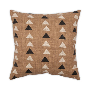 Moss Home Darts Clay Pillow - Stylish Zipper Closure, Luxurious 75% Cotton & 25% Linen, Made To Order Accent Piece Clay 75% Cotton 25% Linen Mpil-darcla-2222
