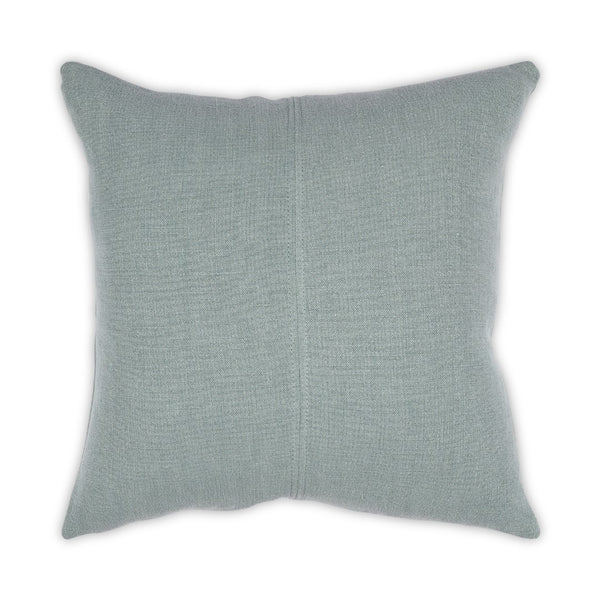 Moss Home Kaiya - Luxurious Stonewashed Linen Pillow With Zipper Closure For Elegant Home Decor Accents Aqua 100% Linen Mpil-kaistolaqu-2222