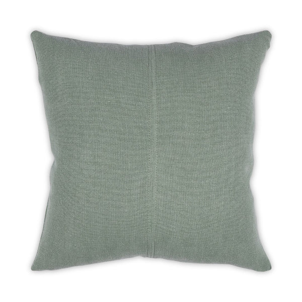 Moss Home Kaiya - Luxurious Stonewashed Linen Pillow With Zipper Closure For Elegant Home Decor Accents Mint 100% Linen Mpil-kaistolmin-2222