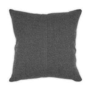 Moss Home Kaiya - Luxurious Stonewashed Linen Pillow With Zipper Closure For Elegant Home Decor Accents Zinc 100% Linen Mpil-kaistolzin-2222