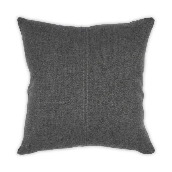 Moss Home Kaiya - Luxurious Stonewashed Linen Pillow With Zipper Closure For Elegant Home Decor Accents Zinc 100% Linen Mpil-kaistolzin-2222