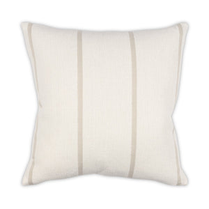 Moss Home Laguna Pillow - Luxurious Knife Edge Design With Zippered Closure, Crafted For Ultimate Comfort Ivory 80.56% Polyester 19.44% Cotton Mpil-lagivo-2222