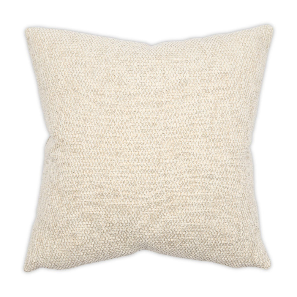 Moss Home Monterey Ivory Pillow - Luxurious 100% Polyester With Zipper Closure, Elegant Knife Edge Design, Made To Order Ivory 100% Polyester Mpil-monivo-2222