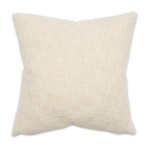 Moss Home Monterey Ivory Pillow - Luxurious 100% Polyester With Zipper Closure, Elegant Knife Edge Design, Made To Order Ivory 100% Polyester Mpil-monivo-2222