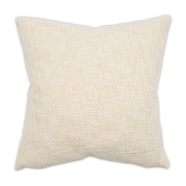 Moss Home Monterey Ivory Pillow - Luxurious 100% Polyester With Zipper Closure, Elegant Knife Edge Design, Made To Order Ivory 100% Polyester Mpil-monivo-2222