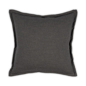 Moss Home Oakley Moon Pillow - Luxurious Fabric Blend With Flange Finish, Custom Made For Ultimate Comfort Graphite 39% Linen 35% Cotton 26% Polyester Mpil-oakmoogra-2222