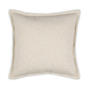 Moss Home Oakley Moon Pillow - Luxurious Fabric Blend With Flange Finish, Custom Made For Ultimate Comfort Natural 39% Linen 35% Cotton 26% Polyester Mpil-oakmoonat-2222