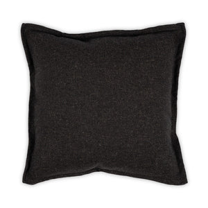 Moss Home Oakley Moon Pillow - Luxurious Fabric Blend With Flange Finish, Custom Made For Ultimate Comfort Onyx 39% Linen 35% Cotton 26% Polyester Mpil-oakmooonx-2222