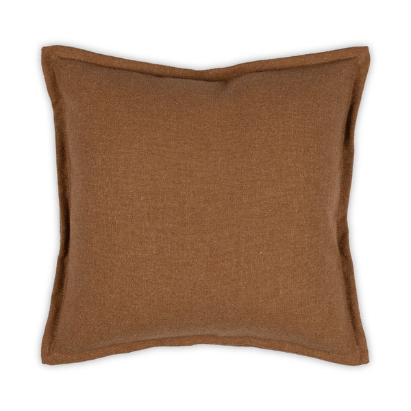 Moss Home Oakley Moon Pillow - Luxurious Fabric Blend With Flange Finish, Custom Made For Ultimate Comfort Umber 39% Linen 35% Cotton 26% Polyester Mpil-oakmooumb-2222