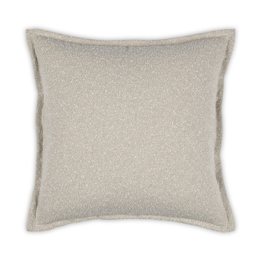 Moss Home Oakley Penelope Pillow - Stylish Zipper Closure, Eco-friendly Fabric, Custom Flanged Design For Comfort Oatmeal 51% Recycled Polyester,49% Polyester Mpil-oakpenoat-2222
