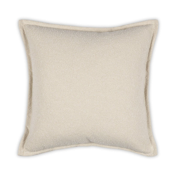 Moss Home Oakley Penelope Pillow - Stylish Zipper Closure, Eco-friendly Fabric, Custom Flanged Design For Comfort Parchment 51% Recycled Polyester,49% Polyester Mpil-oakpenpar-2222