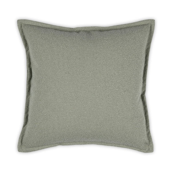 Moss Home Oakley Penelope Pillow - Stylish Zipper Closure, Eco-friendly Fabric, Custom Flanged Design For Comfort Sea Salt 51% Recycled Polyester,49% Polyester Mpil-oakpensea-2222