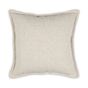 Moss Home Oakley Static Pillow With Flange Finish – Stylish, Durable, And Made To Order For Ultimate Comfort Cream 85% Polyester 5% Cotton 10% Acrylic Mpil-oakstacre-2222