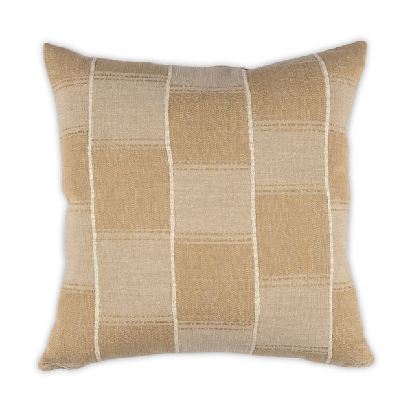 Moss Home Offset Pillow – Luxurious Zipper Closure, Stylish Knife Edge Design, Durable Polyester-cotton Blend Honey 81.55% Polyester 18.45% Cotton Mpil-offhon-2222