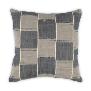 Moss Home Offset Pillow – Luxurious Zipper Closure, Stylish Knife Edge Design, Durable Polyester-cotton Blend Indigo 81.55% Polyester 18.45% Cotton Mpil-offind-2222