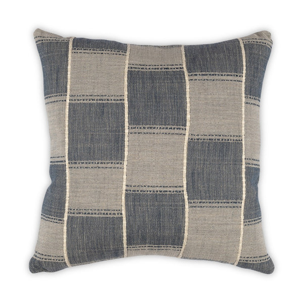 Moss Home Offset Pillow – Luxurious Zipper Closure, Stylish Knife Edge Design, Durable Polyester-cotton Blend Indigo 81.55% Polyester 18.45% Cotton Mpil-offind-2222