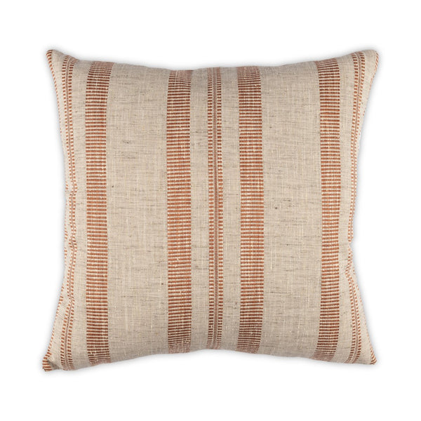 Moss Home One-o-one Luxurious Pillow With Zipper Closure - Made To Order, 100% Polyester For Ultimate Comfort Terracotta 100% Polyester Mpil-oneter-2222