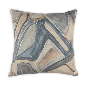 Moss Home Pluto Luxurious Pillow With Zipper Closure - Soft Linen-cotton Blend, Knife Edge Finish, Custom Made Ink 39% Linen 35% Cotton 26% Polyester Mpil-pluink-2222