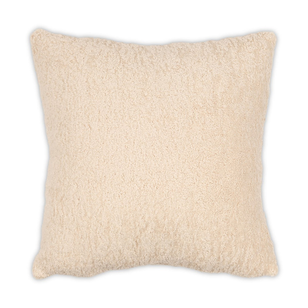 Moss Home Polar Plush Pillow With Zipper Closure - Custom Made, Soft 100% Polyester, Elegant Knife Edge Design Oatmeal 100% Polyester Mpil-poloat-2222