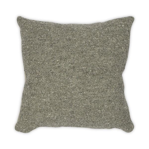 Moss Home Riley Elegant Pillow With Zipper Closure - Luxurious Blend Of Linen, Wool, And Viscose For Comfort Sage 71% Linen 13.5% Wool 9.5% Viscose 6% Polyester Mpil-rilsag-2222