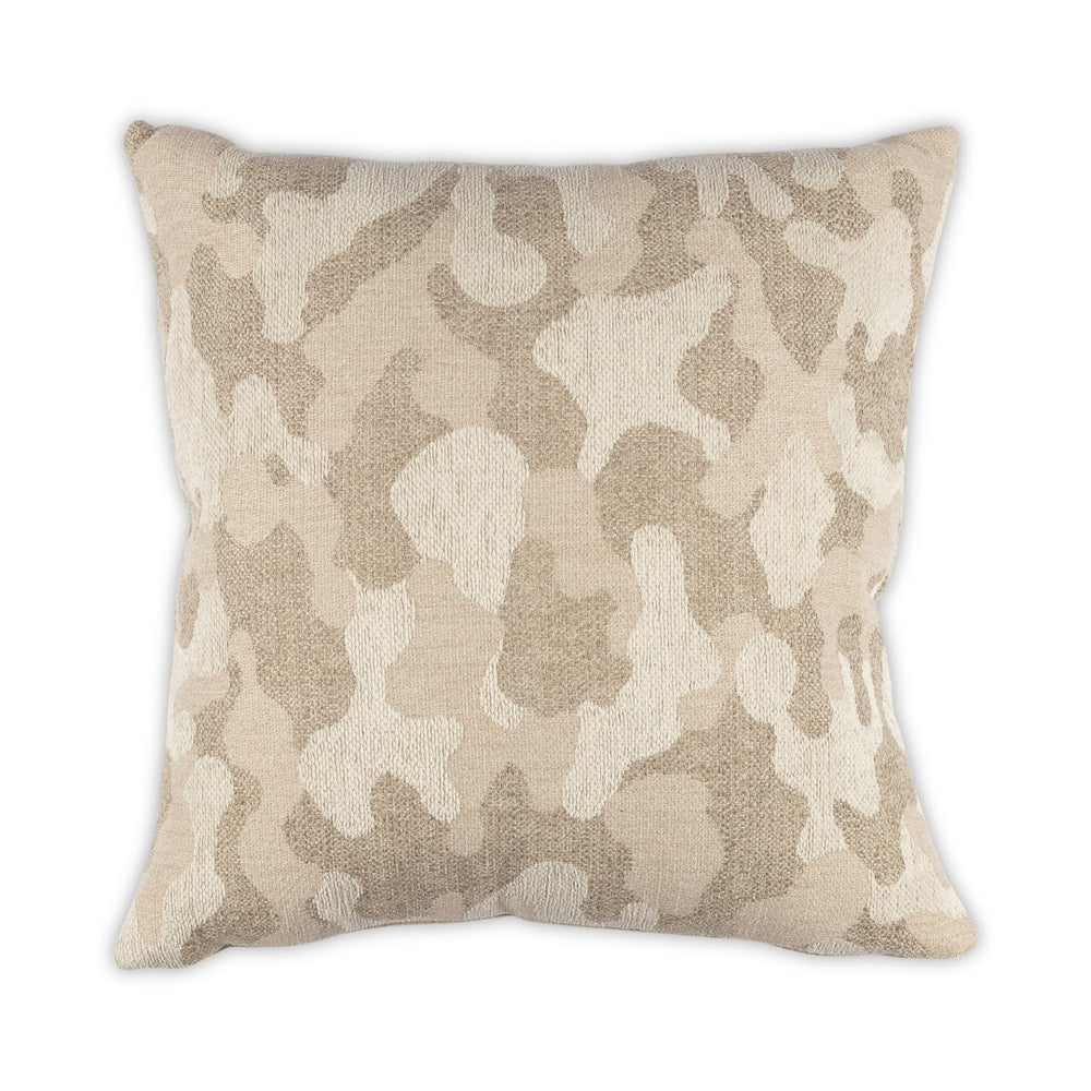 Moss Home Roddy Elegant Pillow With Zipper Closure - Premium Fabric Blend For Ultimate Comfort And Style Sand 81.38% Polyester 14.85% Cotton 2.45% Pirpoly 1.32% Pcrpoly Mpil-rodsan-2222