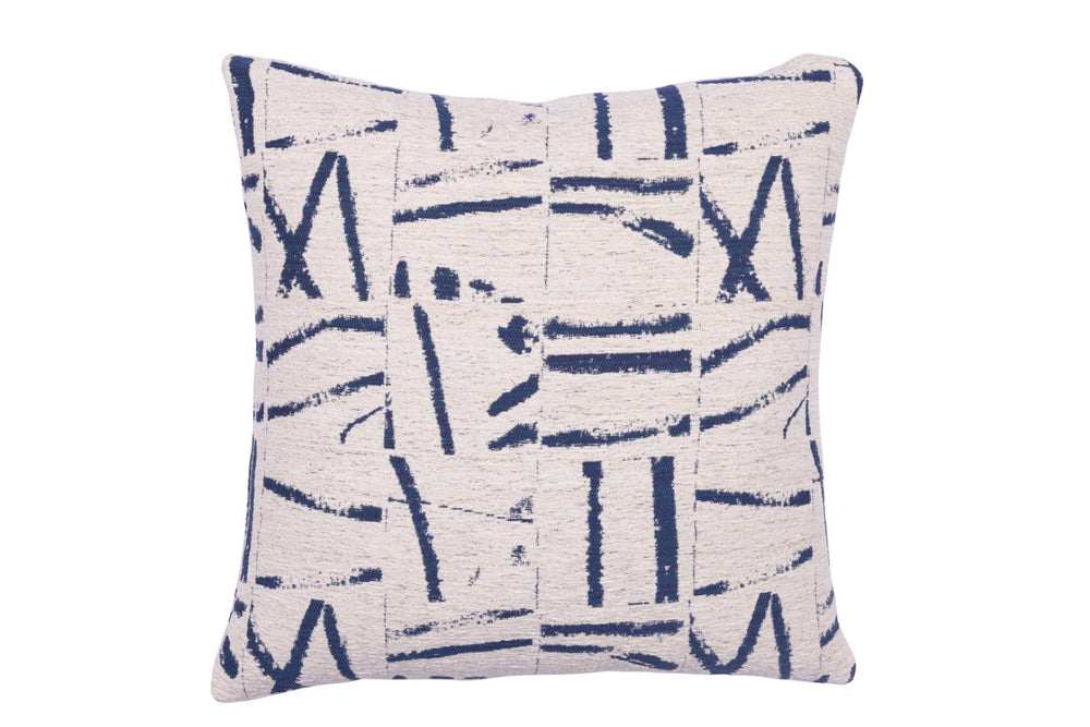 Moss Home Sookie Denim Pillow - Stylish Zipper Closure, Soft Chenille Blend, Custom Made For Your Comfort & Style Denim 47% Poly Chenille 42% Cotton 11% Poly Mpil-sooden-2222