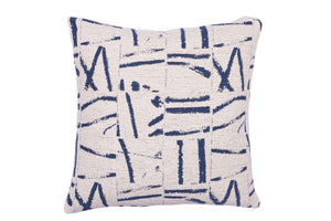 Moss Home Sookie Denim Pillow - Stylish Zipper Closure, Soft Chenille Blend, Custom Made For Your Comfort & Style Denim 47% Poly Chenille 42% Cotton 11% Poly Mpil-sooden-2222