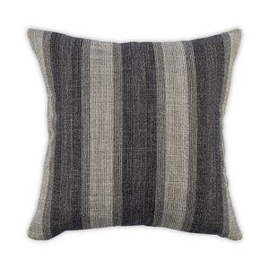 Moss Home Wallis Luxurious Chenille Pillow With Zipper Closure, Elegant Knife Edge Finish - Made To Order Black 50% Polyester Chenille 50% Poi Mpil-walbla-2222
