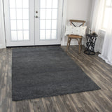 Rizzy Mason Park MPK103 Hand Tufted Casual/Solid Recycled Polyester Rug Charcoal 8'6" x 11'6"