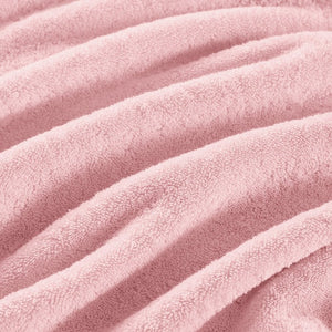 JLA Home 800Gsm Long-Staple Cotton Bath Towel Set Spa Weight Absorbency for Daily Luxury Pink MPS73-0001