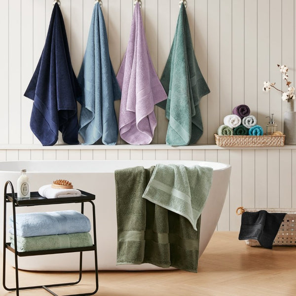 JLA Home 800Gsm Long-Staple Cotton Bath Towel Set Spa Weight Absorbency for Daily Luxury Pink MPS73-0001
